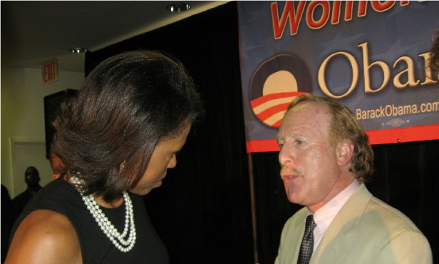 Founder Jeff Rosenfeld with First Lady Michelle Obama